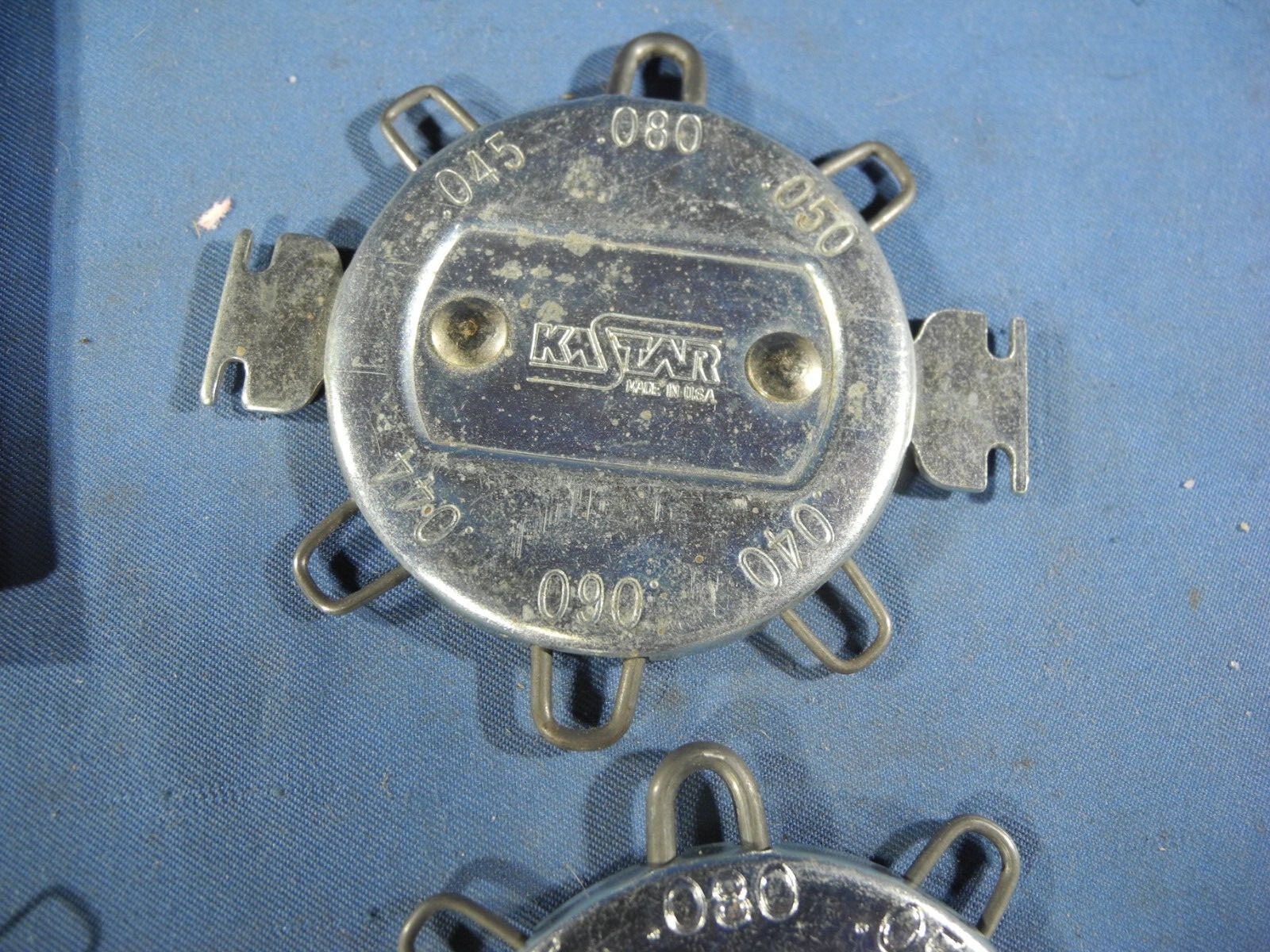 (3) Spark Plug Gauge .040 to .080 and Metric Equivalents KaStar 2633A (Free Ship