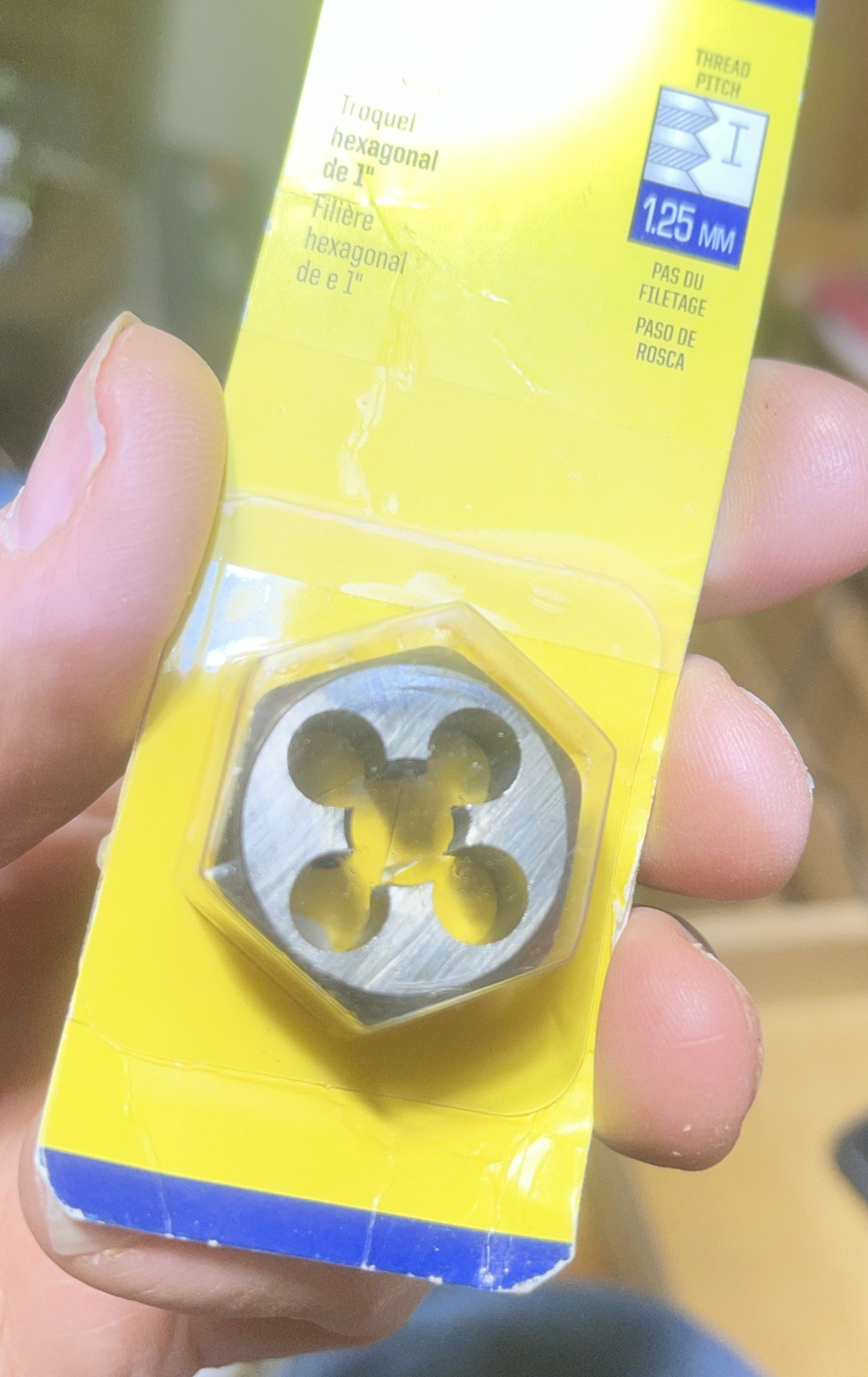 M10 X 1.25 Metric 1″ Hex Die Irwin Hanson 9739 10MM Carbon Steel USA RH