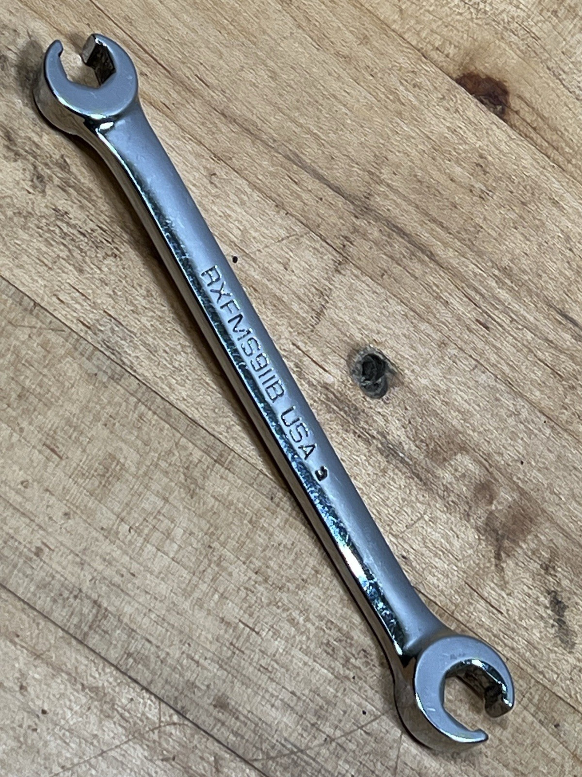 Snap On 9MM-11MM 6PT Metric Chrome Flare Nut End Wrench RXFMS911B – Made in USA