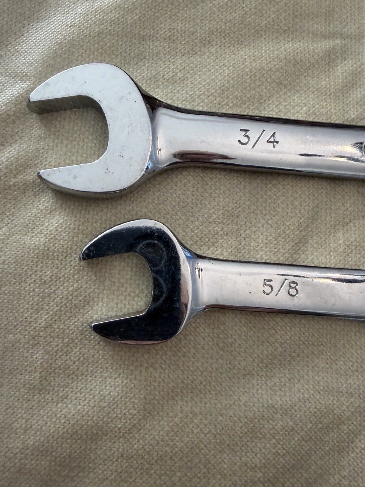Crescent Wrench 2 Pc – 3/4”, 5/8” Combination Ratcheting Box End Reversible