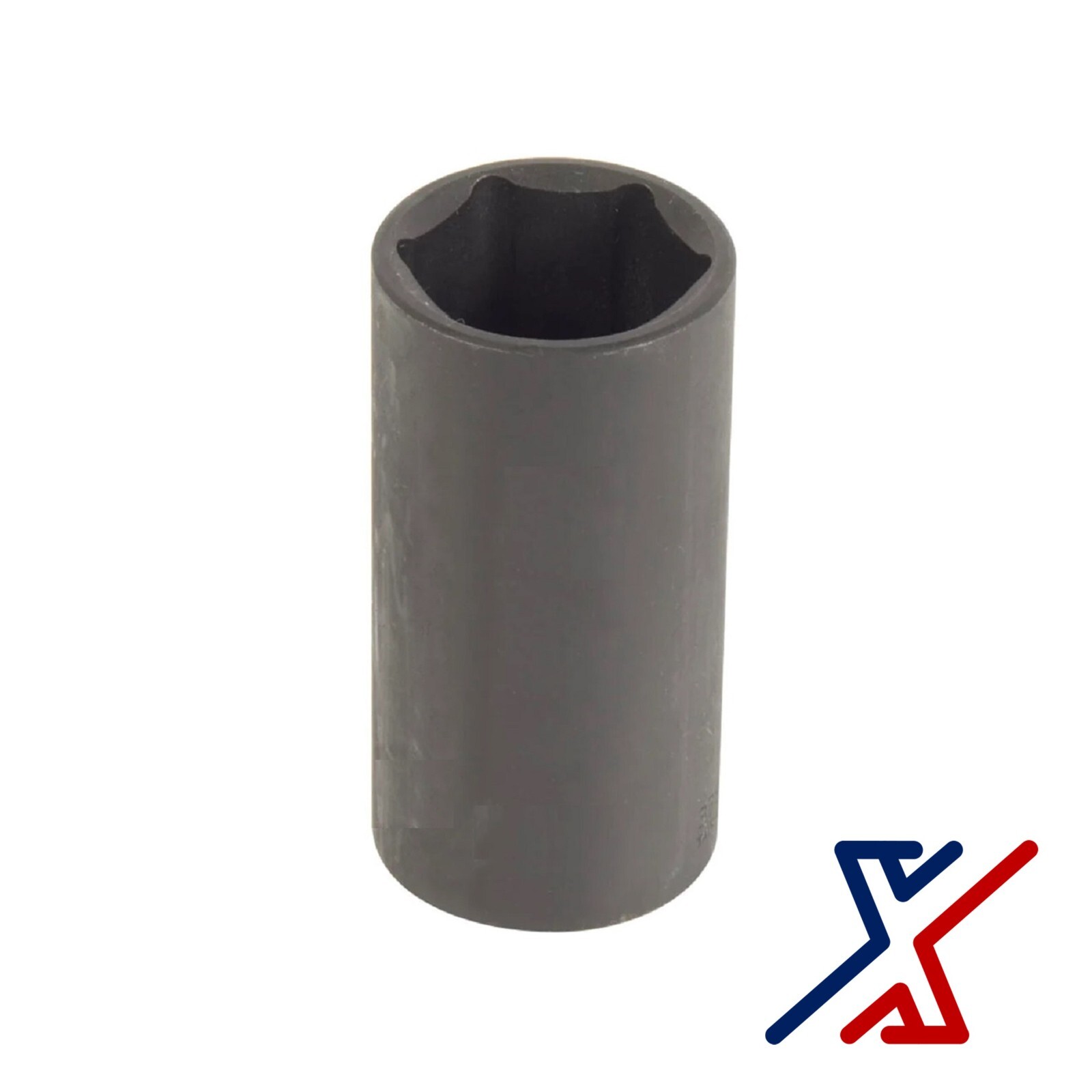 1-1/8″ x 1/2″ Drive, 6 Point Deep Impact Socket, Spindle Axle Nut by X1 Tools