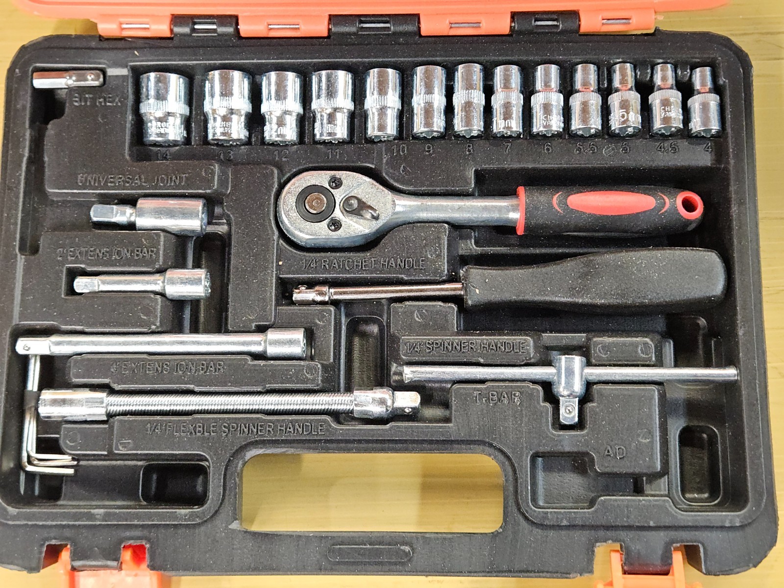 METRIC SOCKET SET 1/4″ DRIVE. BRAND NEW.
