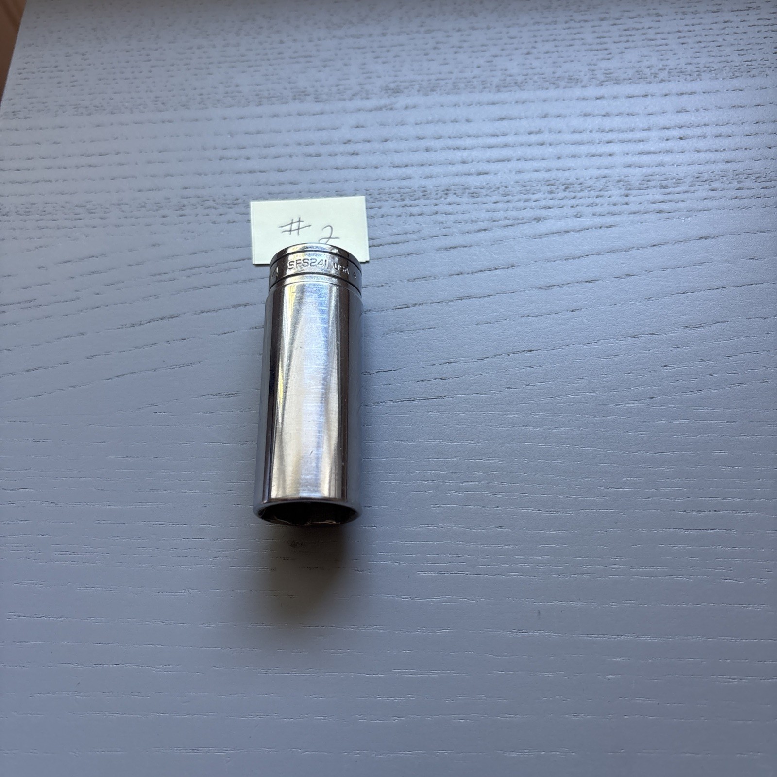 Snap-On #SFS241 3/4″ Chrome Deep Socket 3/8″ Drive 6PT SAE Ships Fast And Free