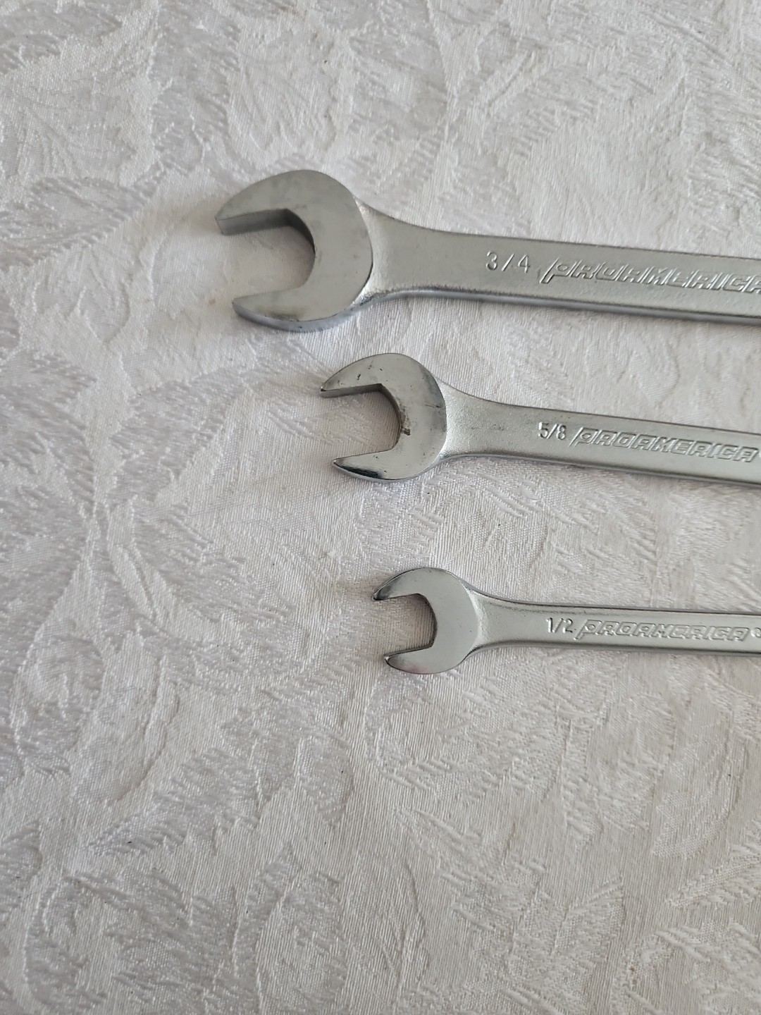 PROAMERICA USA COMBINATION WRENCH 12pt 3/8 1/2 9/16 5/8 3/4 TOOL LOT
