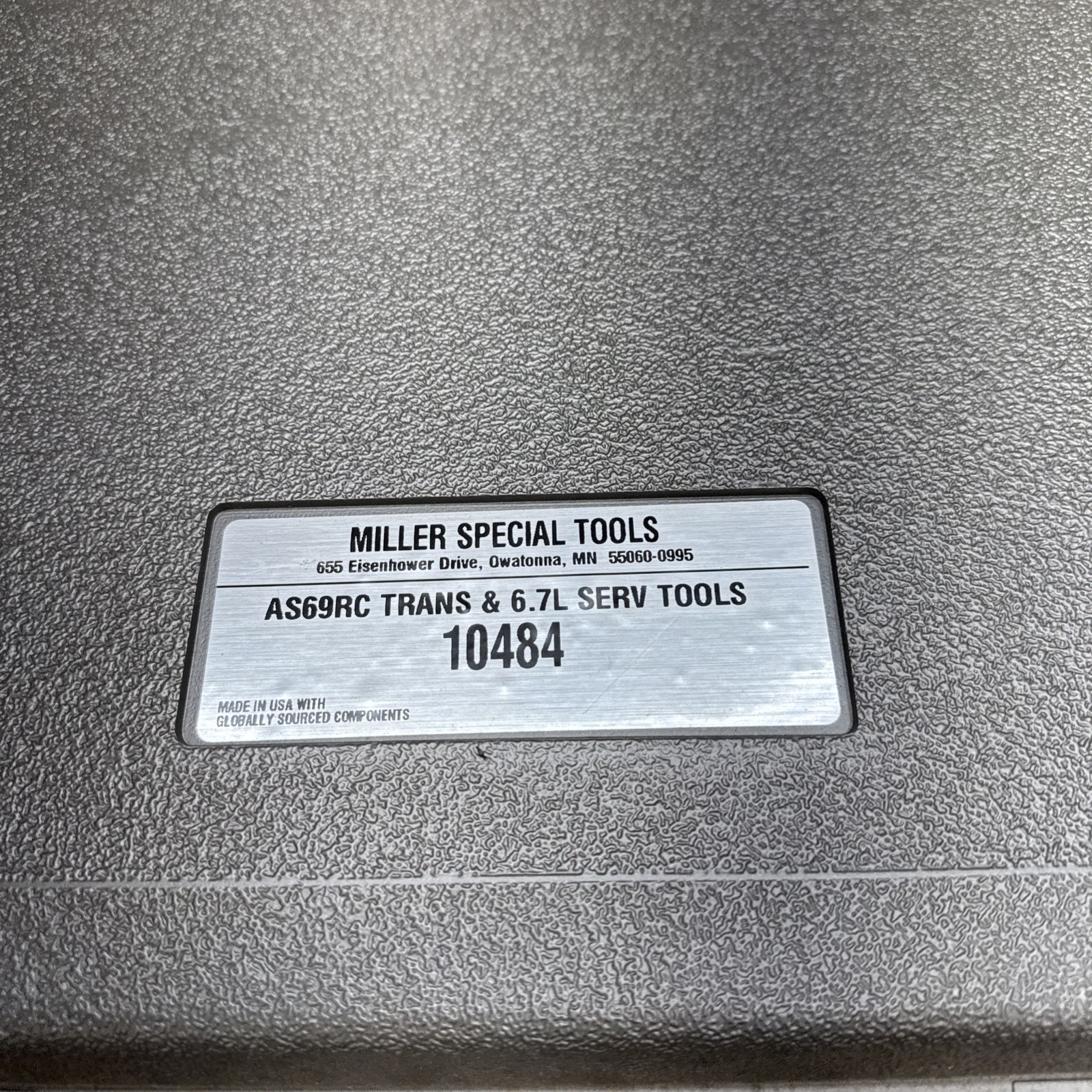 Miller 10484 AS69RC 6.7L Cummins Transmission Specialty Kit Complete Tool SKU2