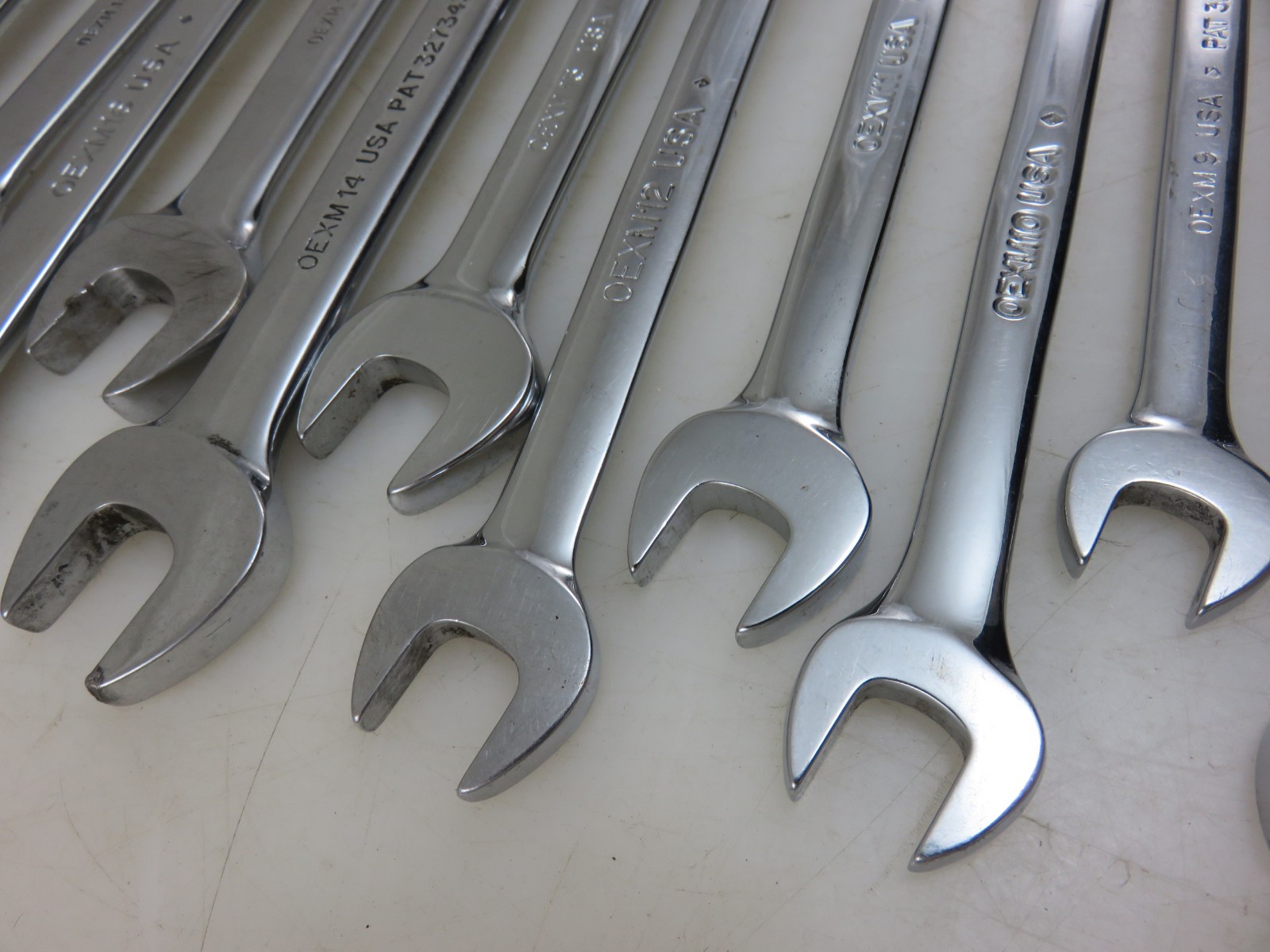 Snap-On OEXM SHORT Metric Combination Wrench 6mm-18mm 14pc Set Vintage USA