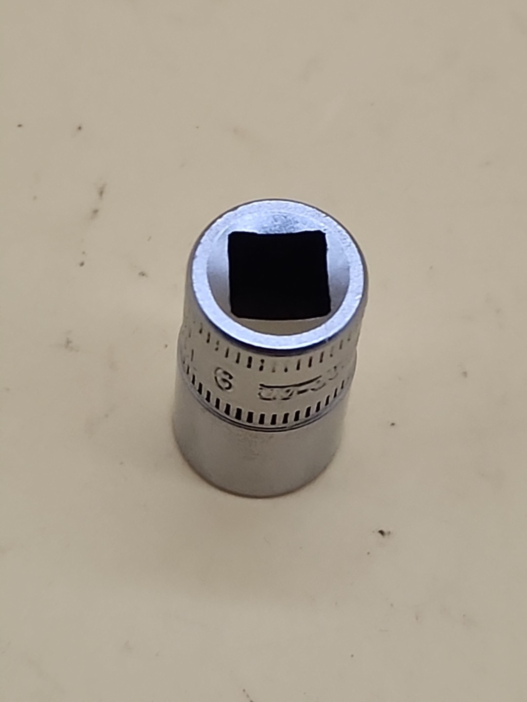 Snap-on Tools 1/4″ Drive 9mm METRIC 6pt Shallow Chrome Socket TMM9 USA