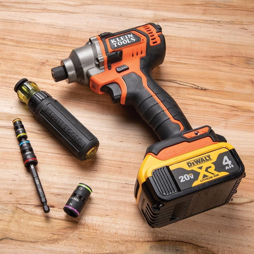 6-in-1 Metric Impact Socket Set with 3 Flip Sockets – Effortless Size Switching