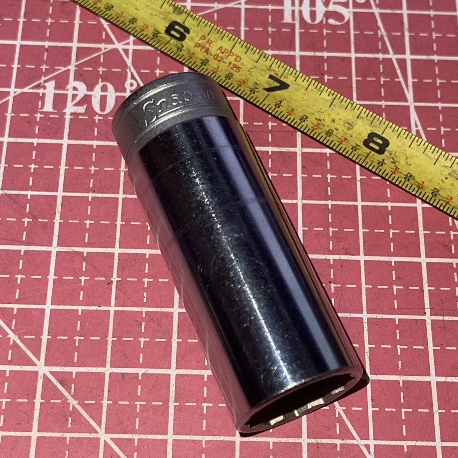 1960 Snap on USA SF241 3/4 In SAE 3/8 Drive 12 Point Deep Socket Nice SF-241