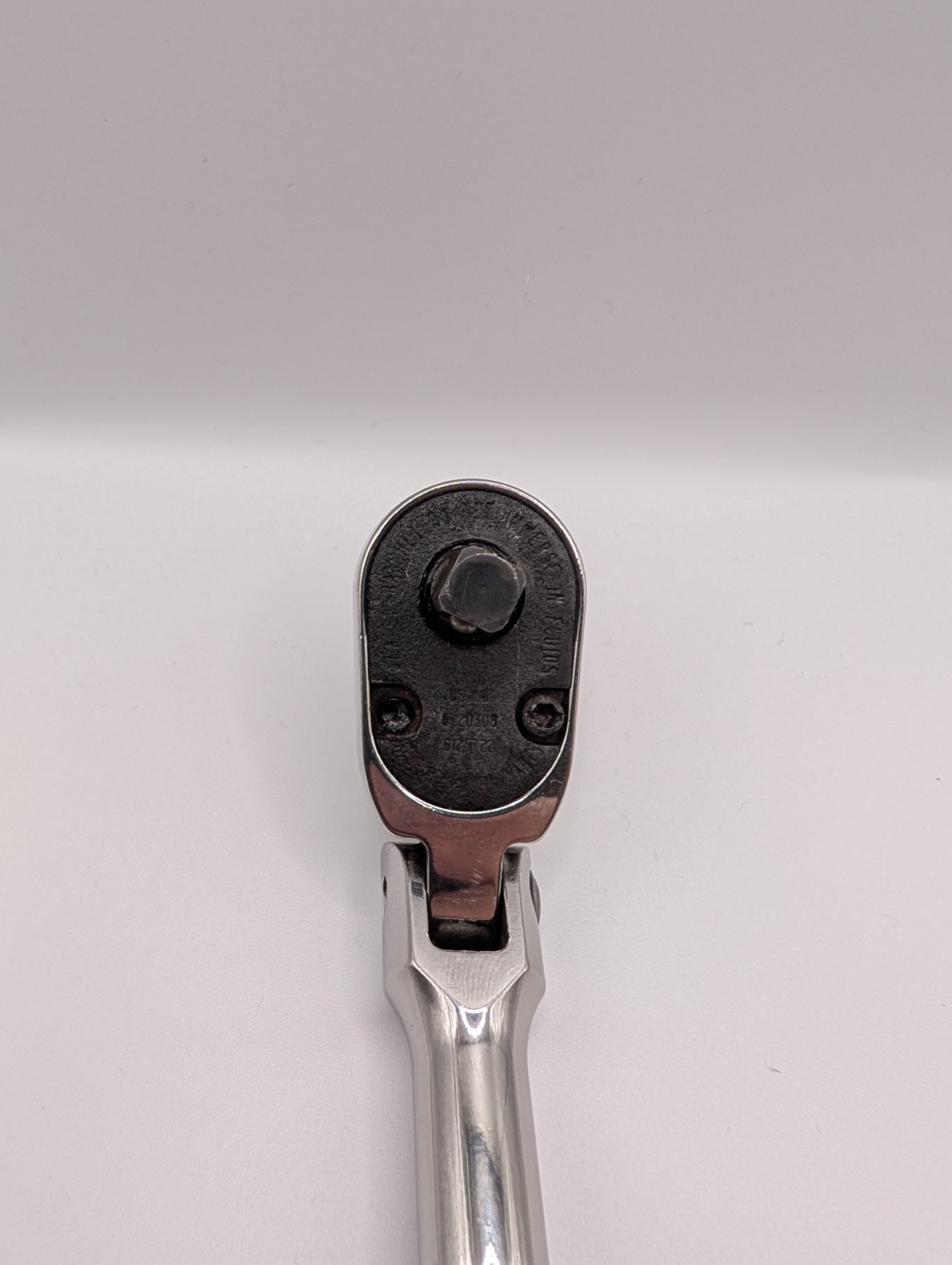 Snap On 1/4″ Ratchet Flex Head THLF72 Soft Grip Red USA USED WITH WEAR
