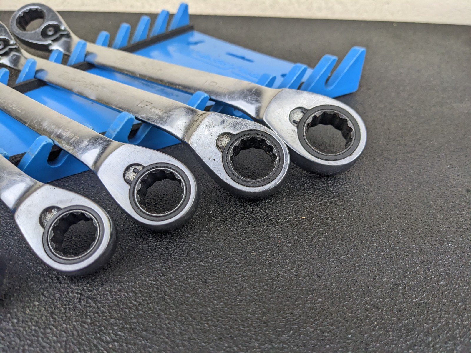#bp430 Blue Point BXORM706 Reversible Offset 12Pt Ratcheting Wrench Set 8-19mm