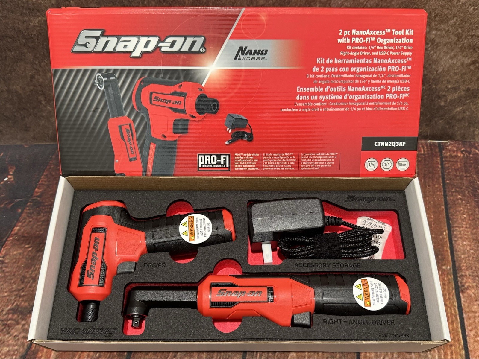 Snap-On CTNN2Q3KF 2pc. NanoAxcess Tool Kit w/ PRO-FI Organization