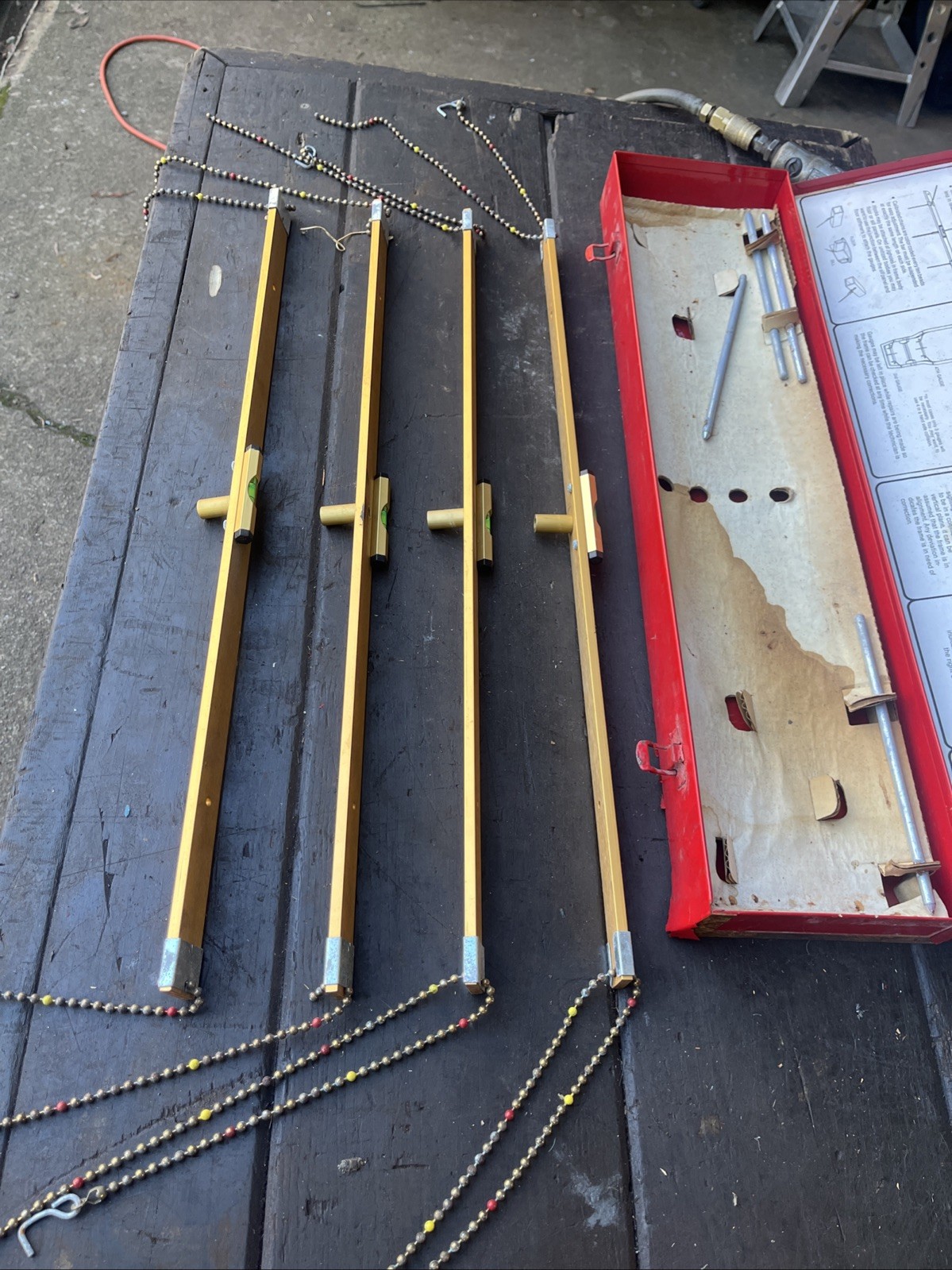 Rare Vintage Champ Frame Straightening Equipment Kit Sun Valley California