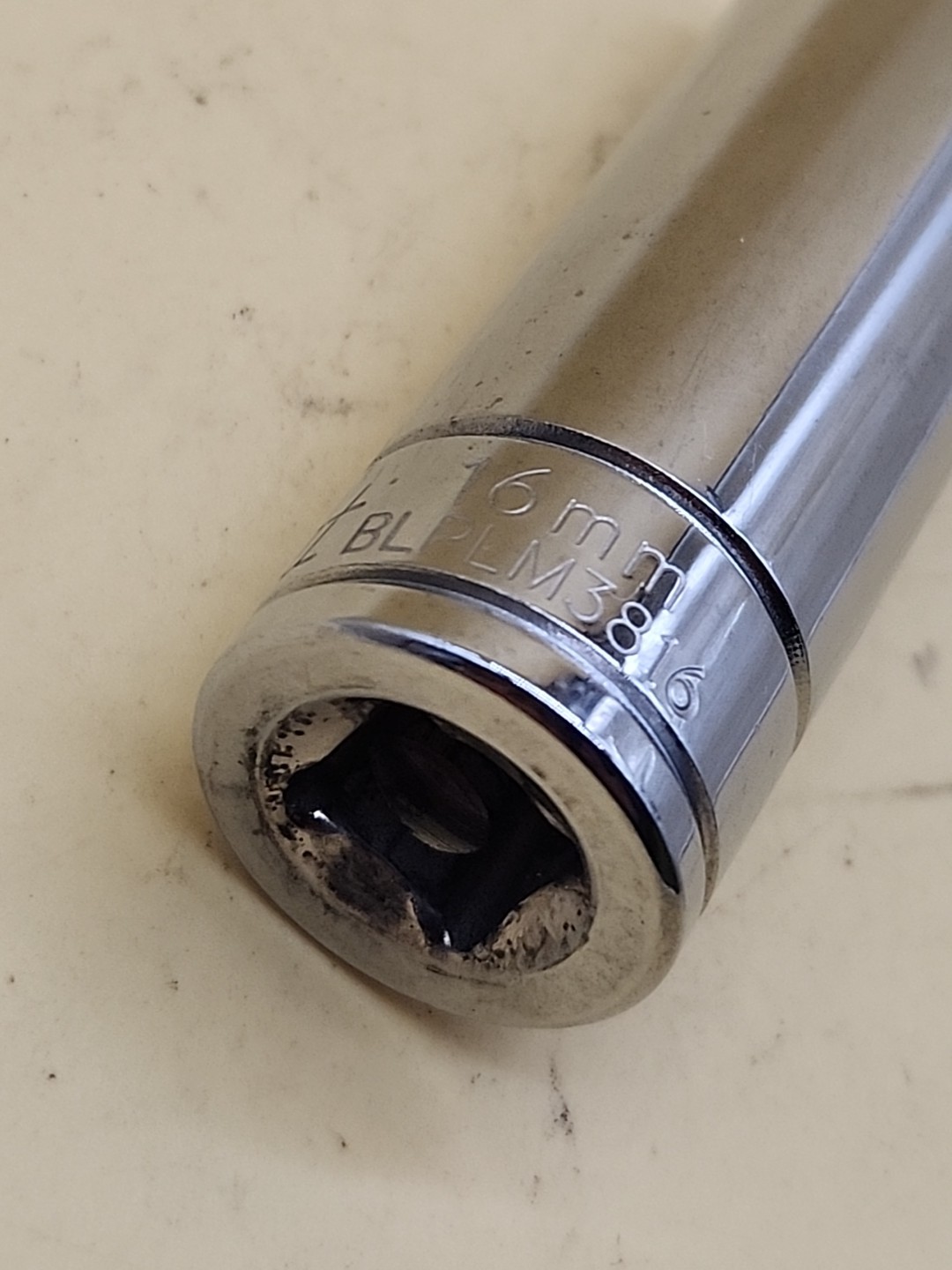 Blue Point Tools BLPLM3816 12 Pt 3/8″ Dr 16mm Deep Metric Socket USA