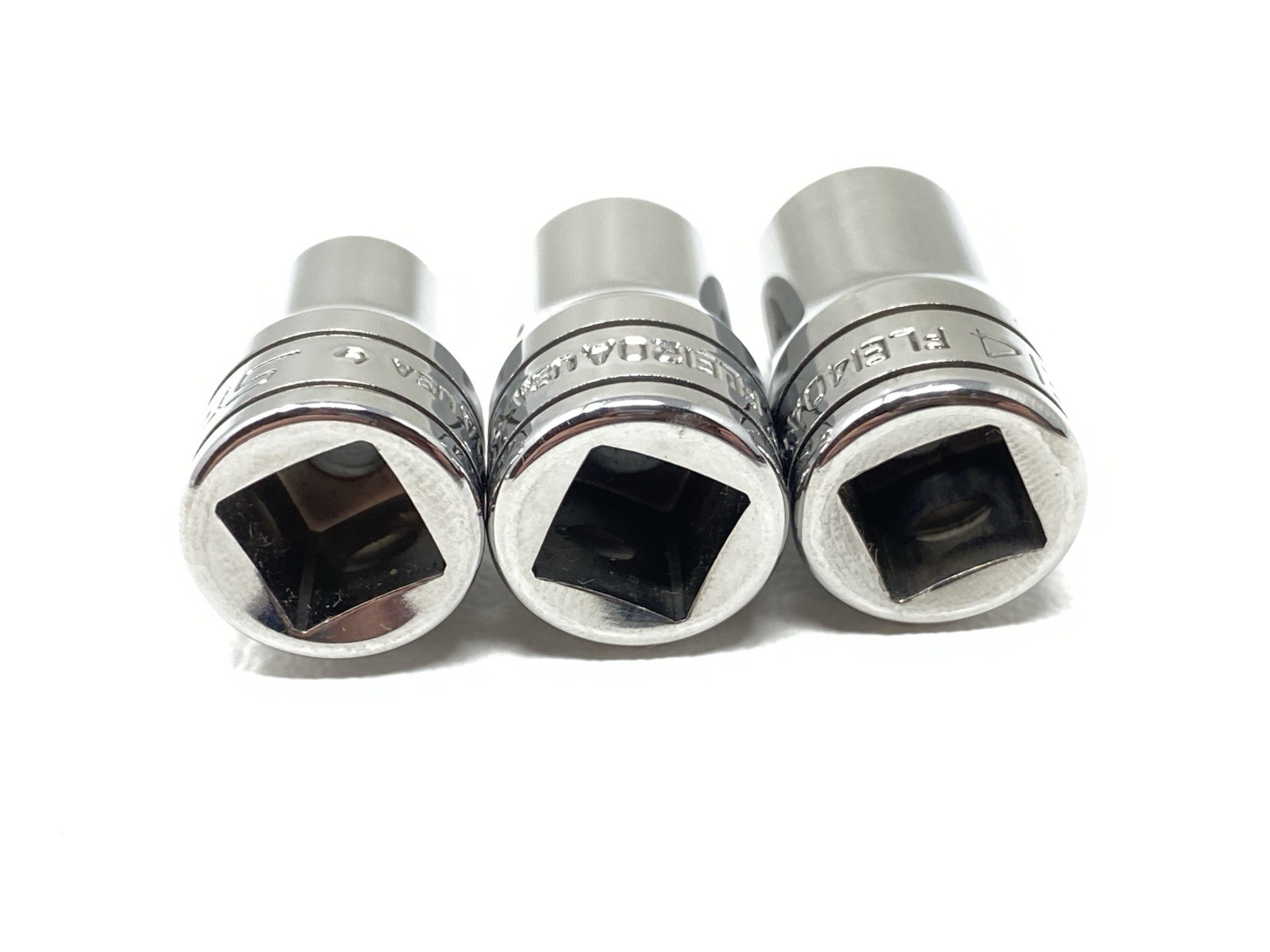 Snap-On Tools FLE Series 3/8″ Drive 10, 12, 14 Inverted E TORX Chrome Sockets