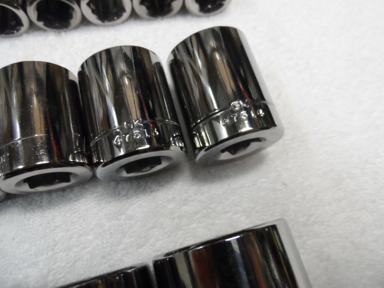 Craftsman 1/2″ Drive SAE Shallow Socket Set, NOS USA 12pt 18 pcs (3/8 to 1-1/4″)