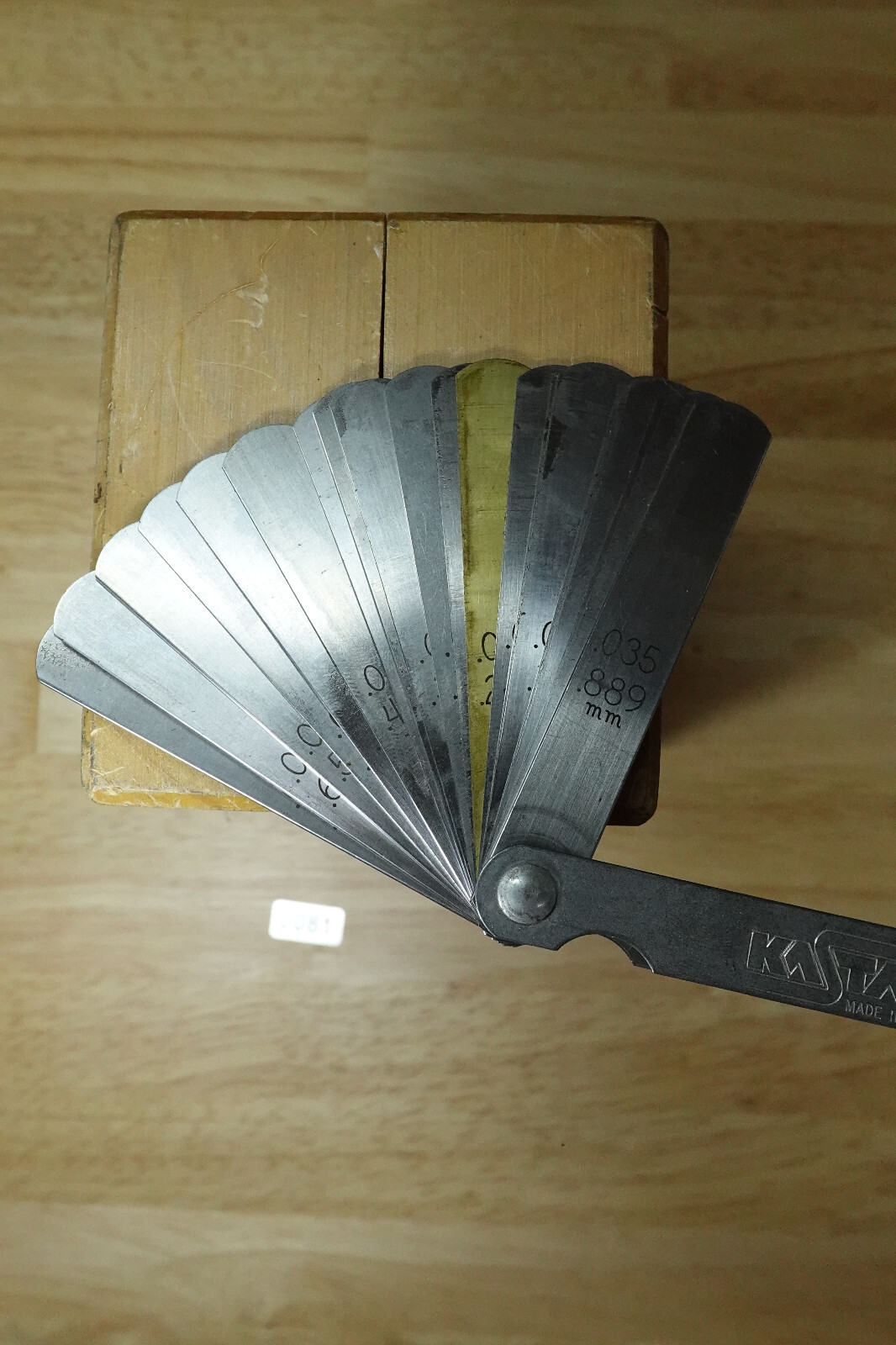 Vintage Feeler Gage Lot Mac FG002 Kastar Jensen 14B409