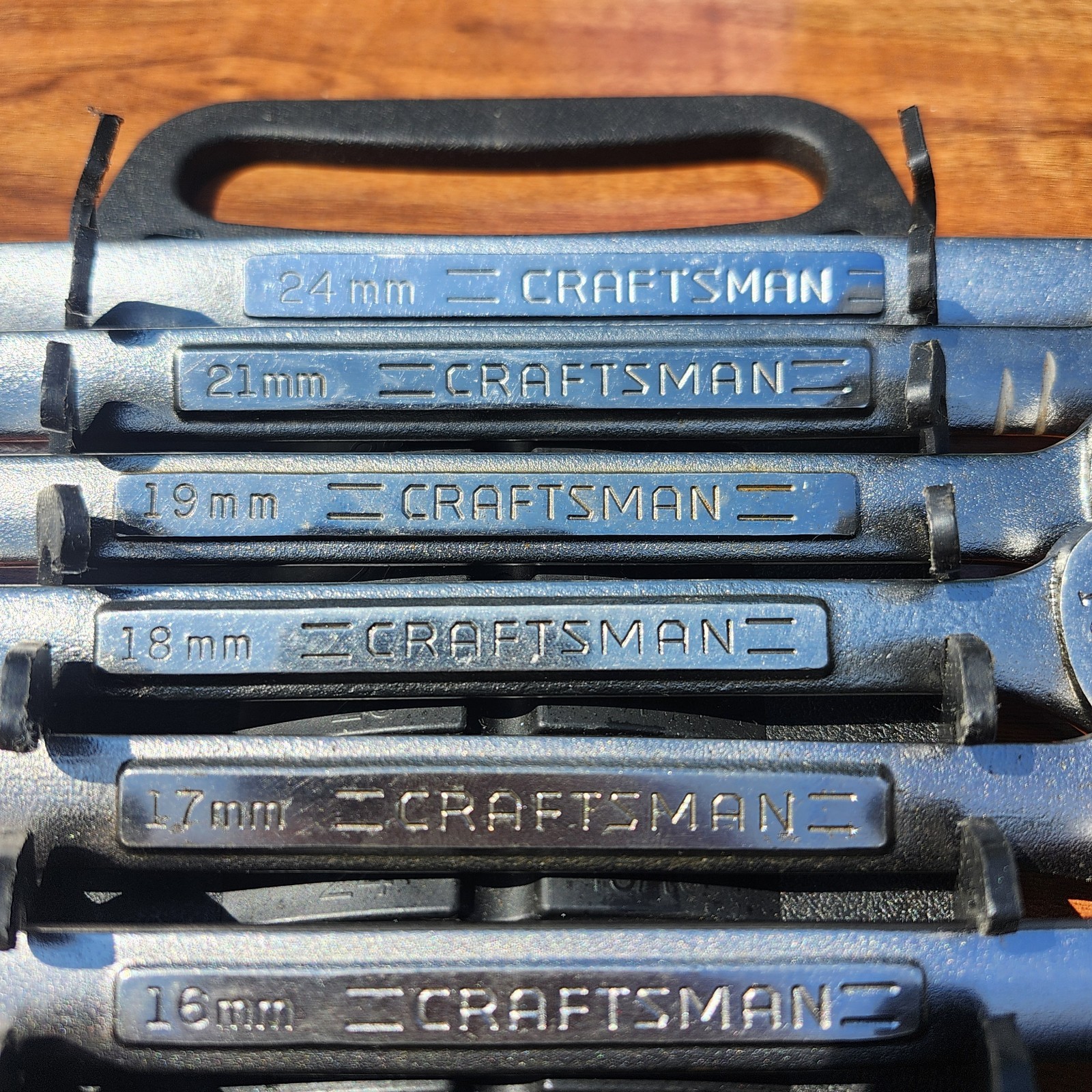 Vintage Craftsman Metric Combination Wrench Set 6-24mm 16 Pcs. VA, V Series USA