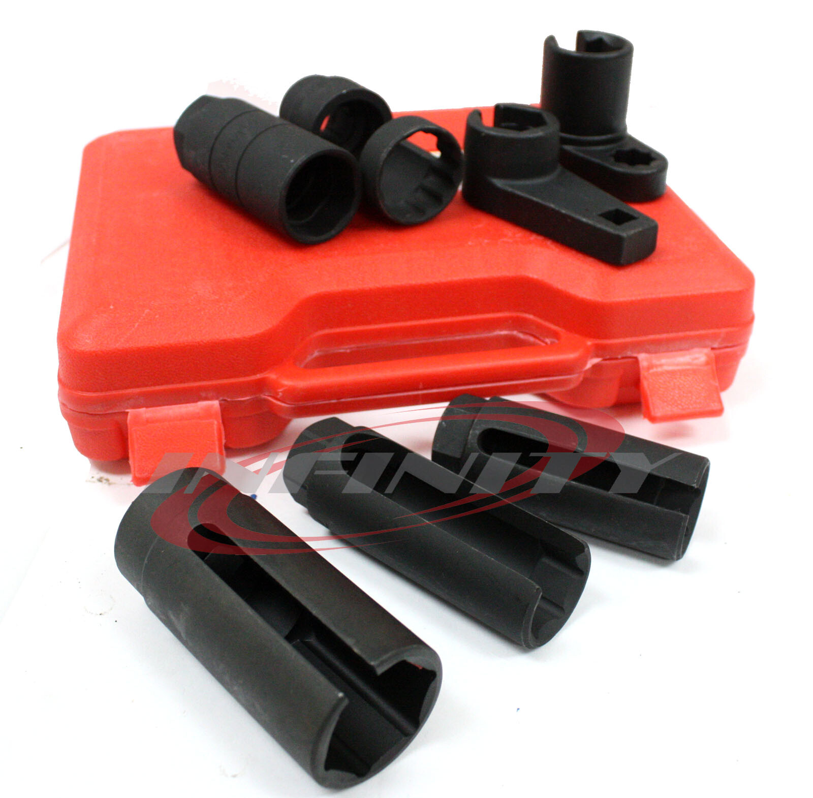 7PC OXYGEN SENSOR OIL SENDING UNIT KIT AIR PRESSURE VACUUM REMOVAL SOCKET WRENCH