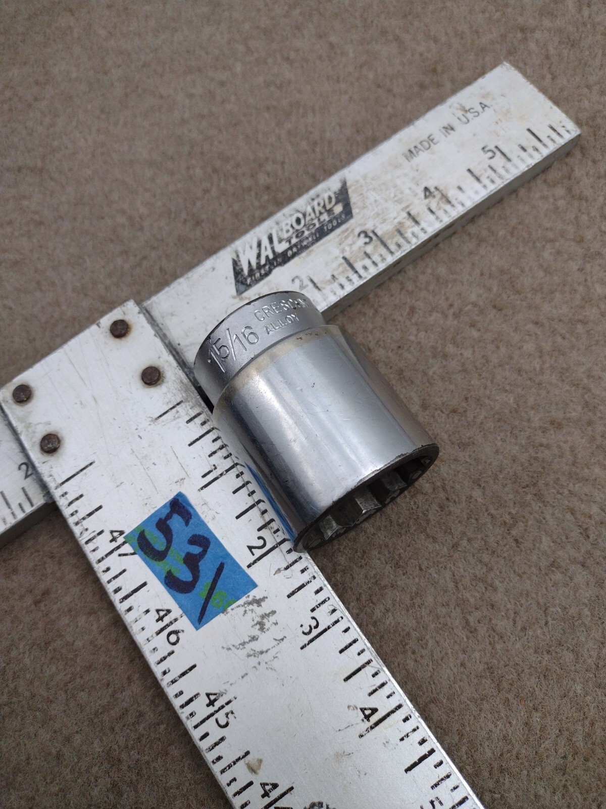 Crescent 1-5/16″ Socket 3/4″ Drive 12pt Shallow LH1242 Japan Made SAE Standard .
