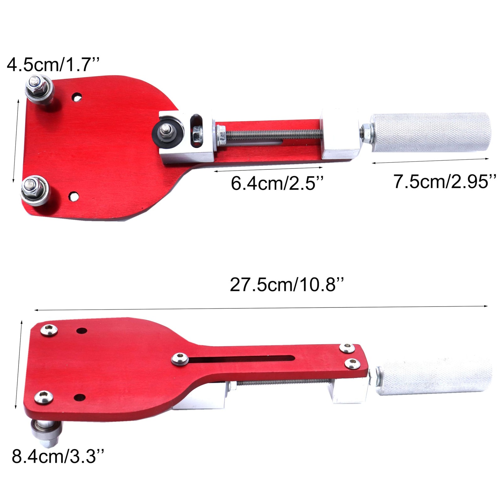 MOCW 77750 Oil Filter Cutter Billet Aluminum Universal Red