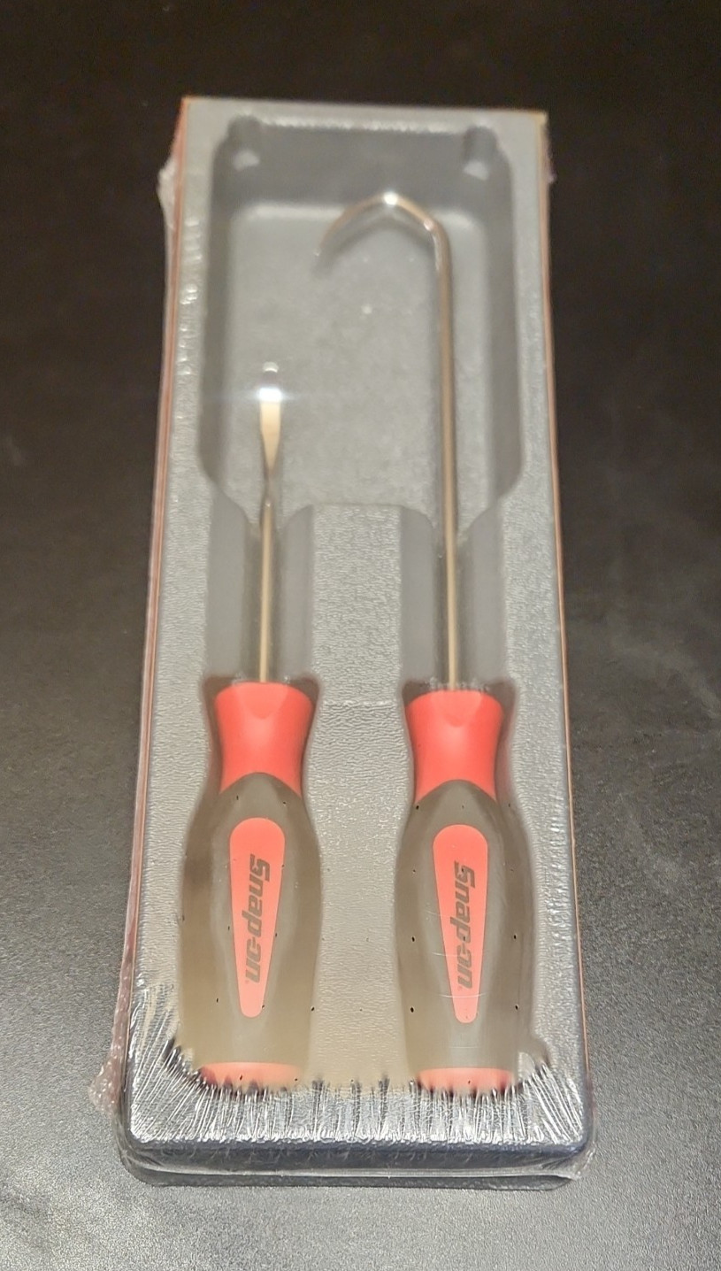 New Snap On SGA102BR 2 Piece Wide Tip Radiator Hose Pick Set RED
