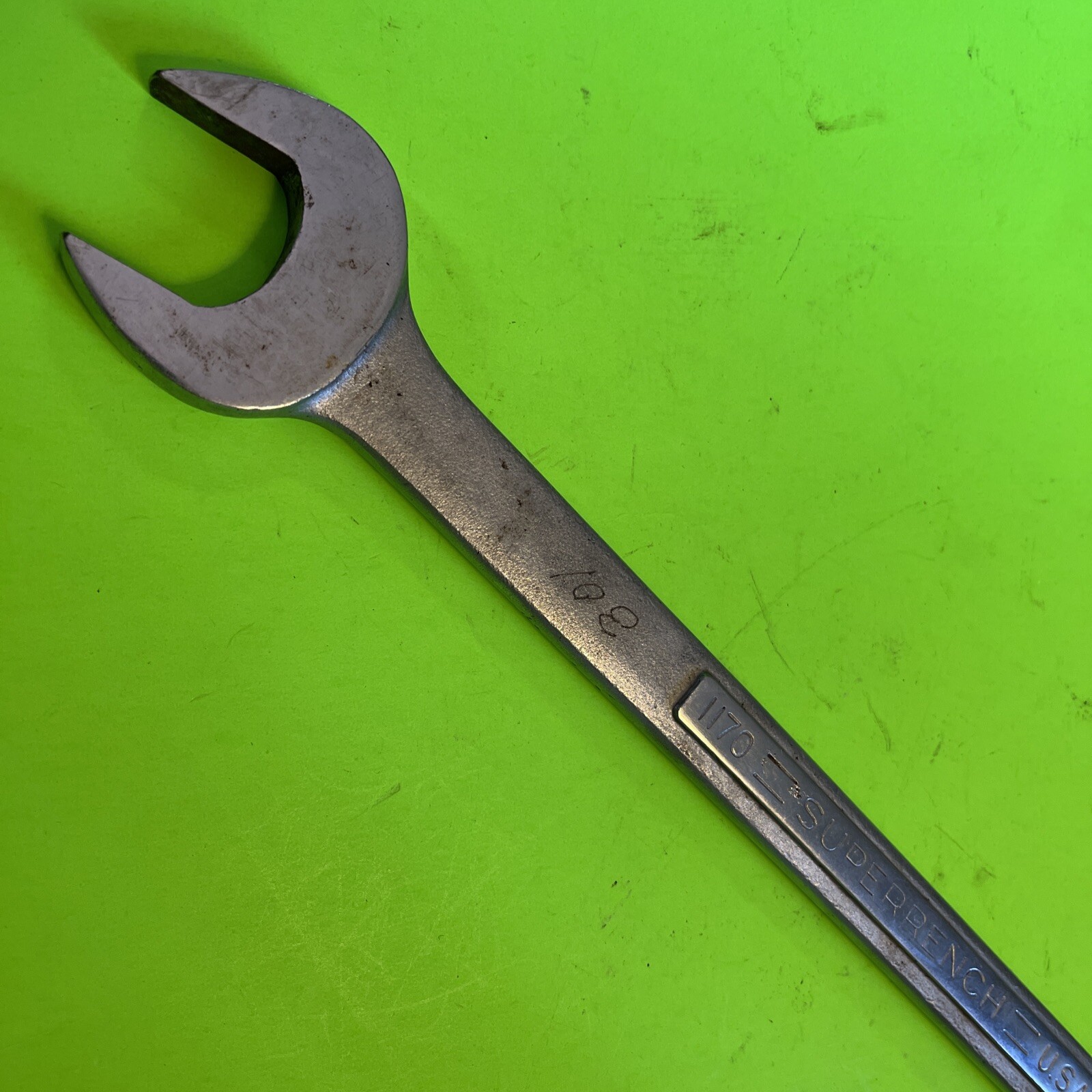 JH Williams Superrench – 1” Combination Wrench, 12 Point , Part# 1170 Vtg USA