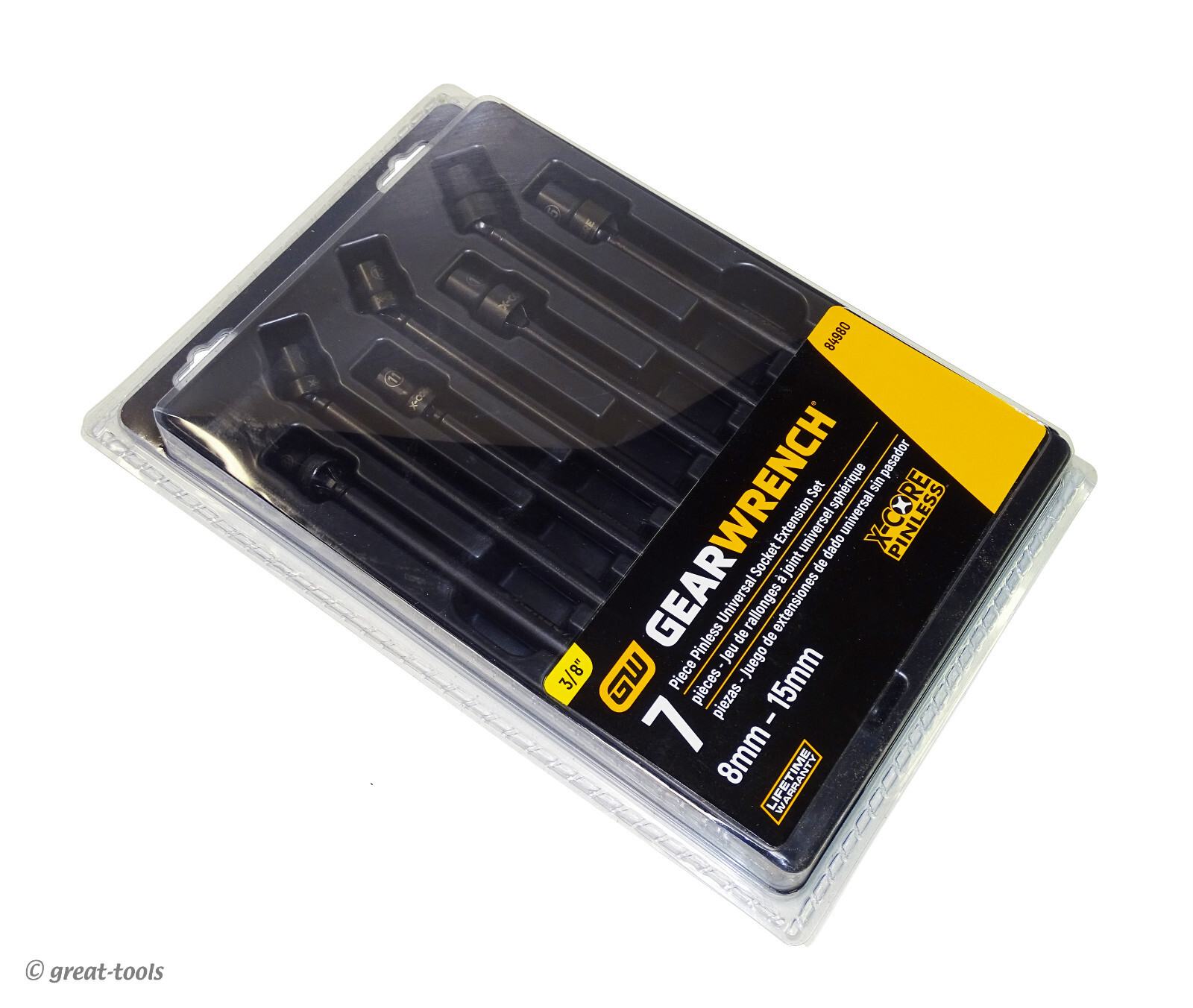 LONG PINLESS UNVERSAL SOCKET EXTENSION SET – metric sockets – Gear Wrench Tools