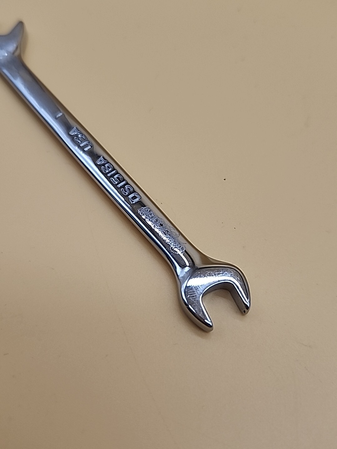 Snap-On Tools 15/64″ 1/4″ SAE Offset Open Ignition Wrench DS1516A USA