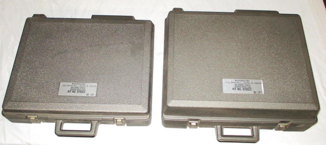 Miller Special Tools Mopar 8705CC Essential Special Tools Both Boxes Complete