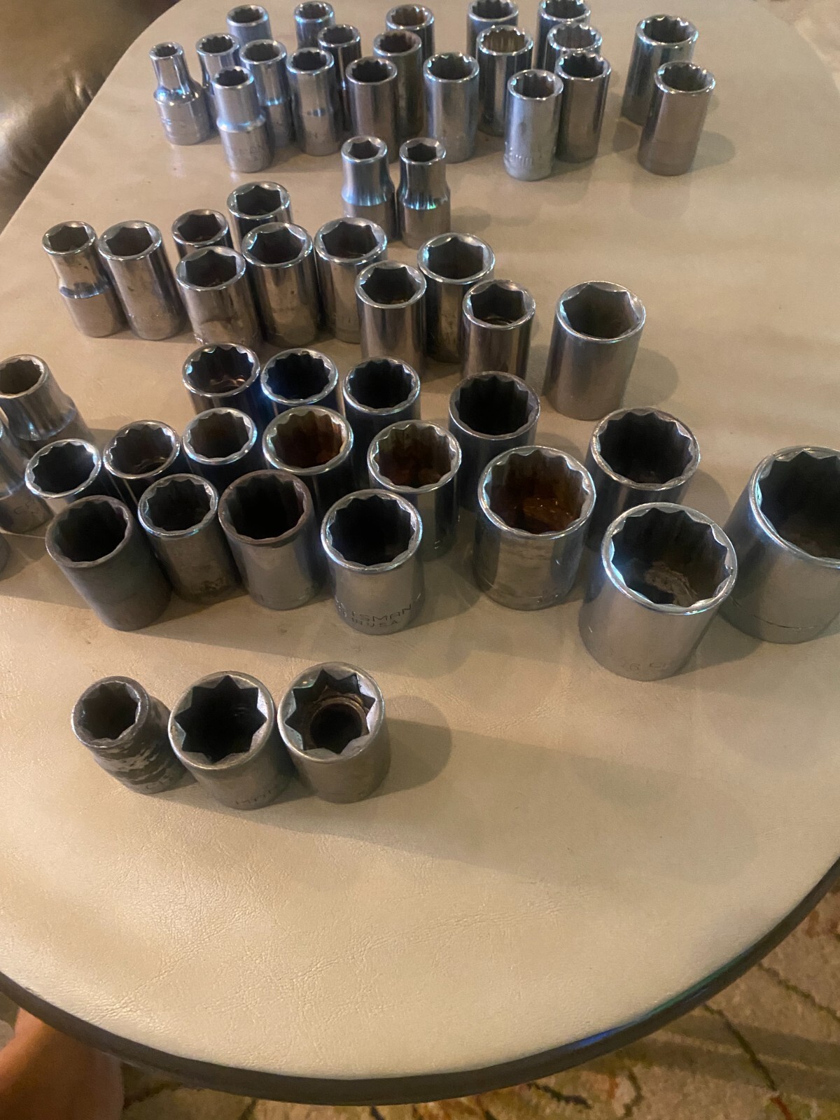 Craftsman USA 1/4″ & 1/2″ Dr – SAE and metric shallow socket 6, 8, and 12 Point