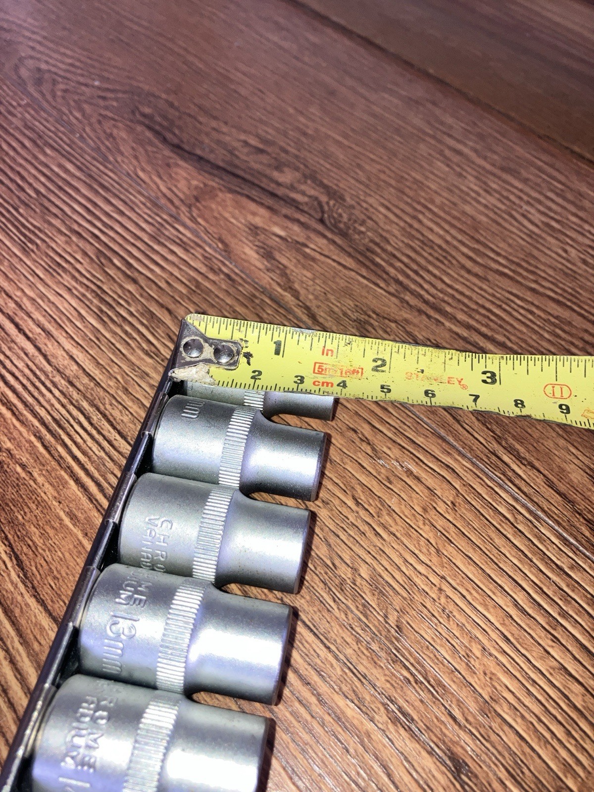 Flank Drive Shallow Socket Set 10 – 32mm 6 Point Metric chrome vanadium