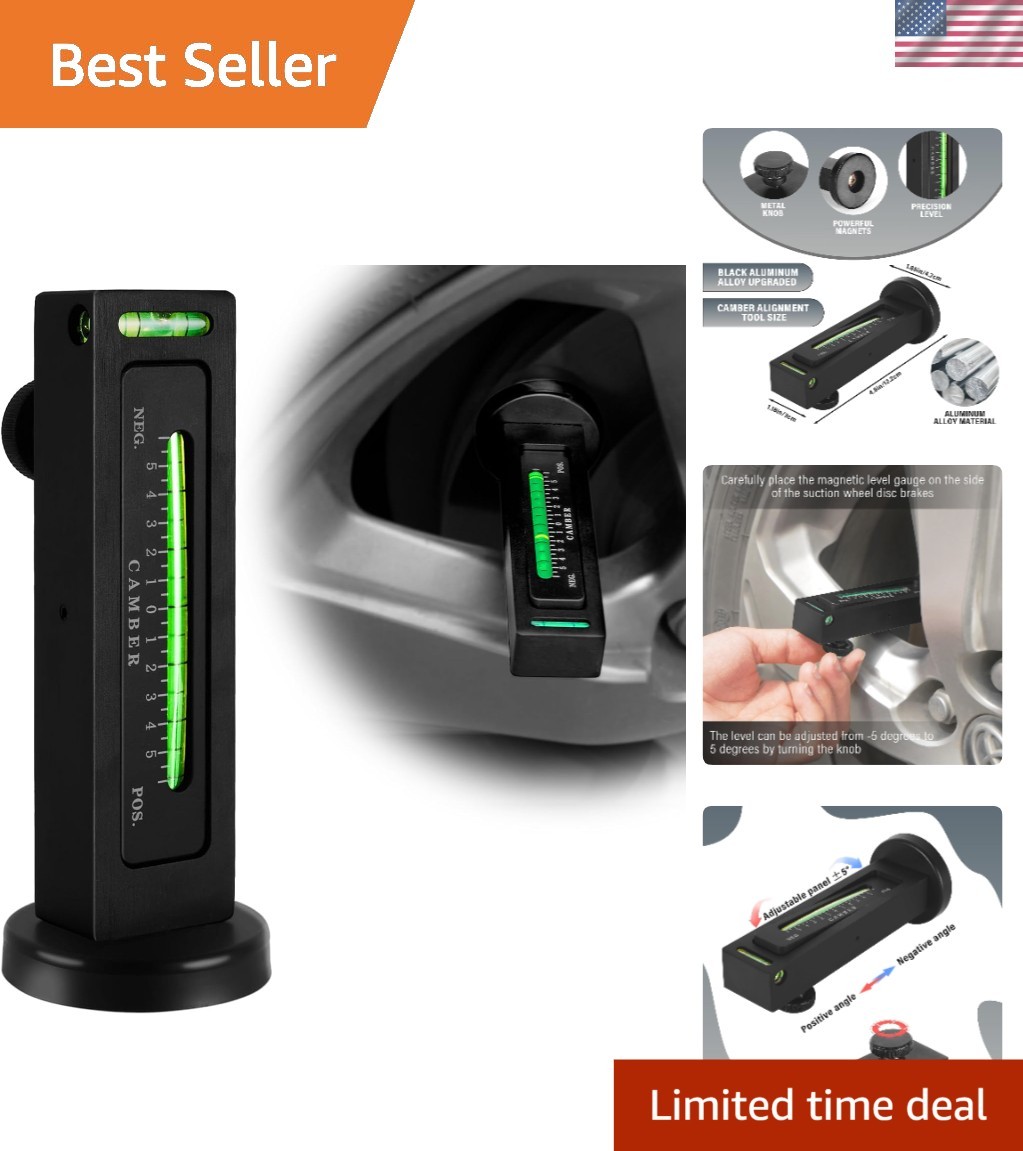 High Precision Camber Tool – Adjustable Magnetic Gauge for Auto Alignment
