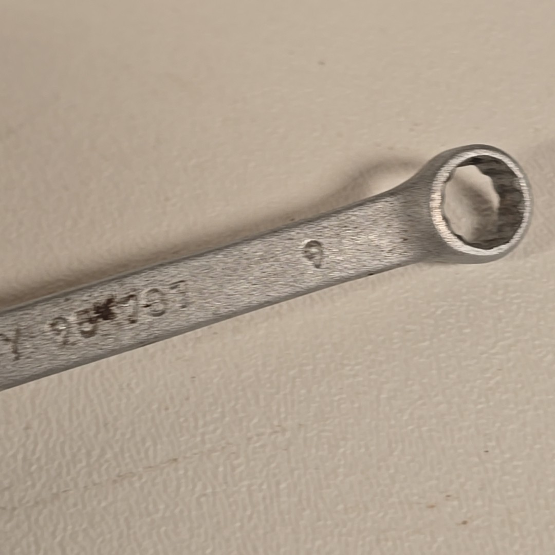 Stanley 9MM 95-787 Satin Chrome 12PT Combination Wrench