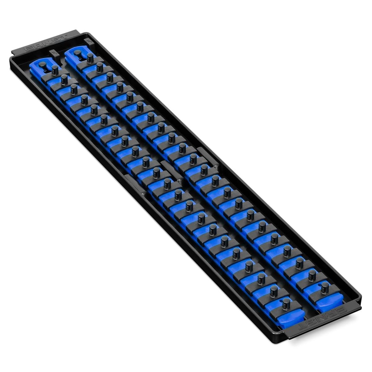 Ernst Manufacturing 19-Inch Socket Boss 2-Rail 1/4-Inch-Drive 1/4″, Blue