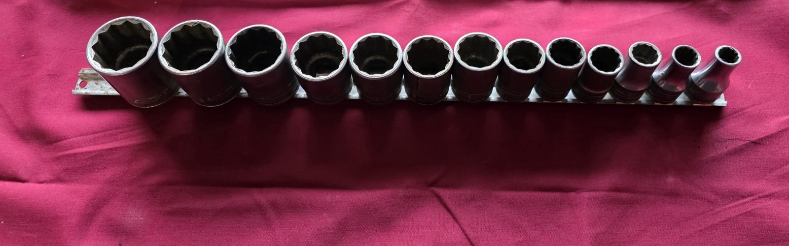 SNAP ON SW Series 13 PIECE 1/2″ DRIVE 12 POINT SHALLOW SOCKET SET 3/8 To 1 3/16