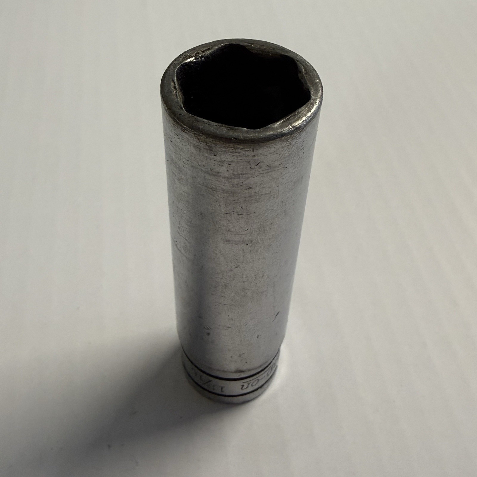 Vintage Snap On 11/16″ TS221 Deep Socket 1/2″ Drive SAE 6 Point Chrome USA