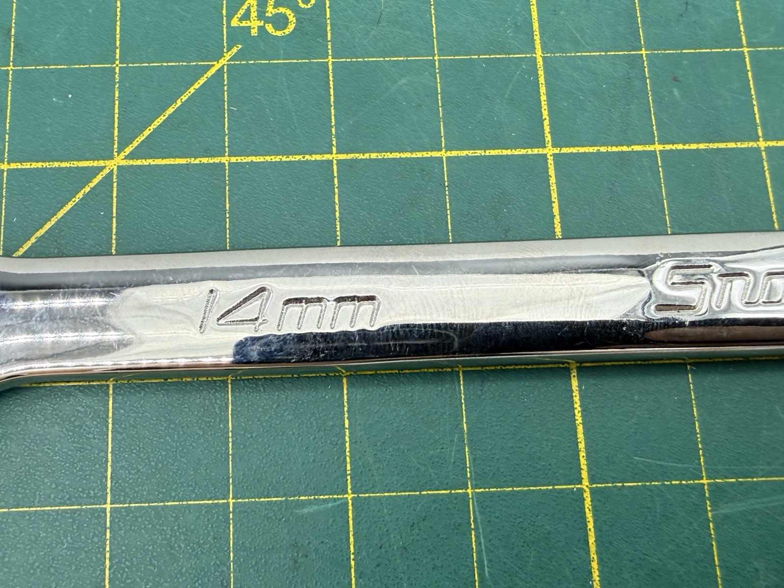 Snap-On Tools OEXM140B 14mm Metric Standard 12 Point Chrome Combo Wrench USA NEW