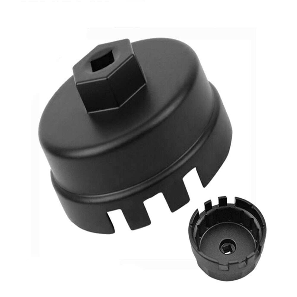 64MM 14 Flutes Oil Filter Cap Wrench Cup Socket Remover Tool Fits Toyota Lexus