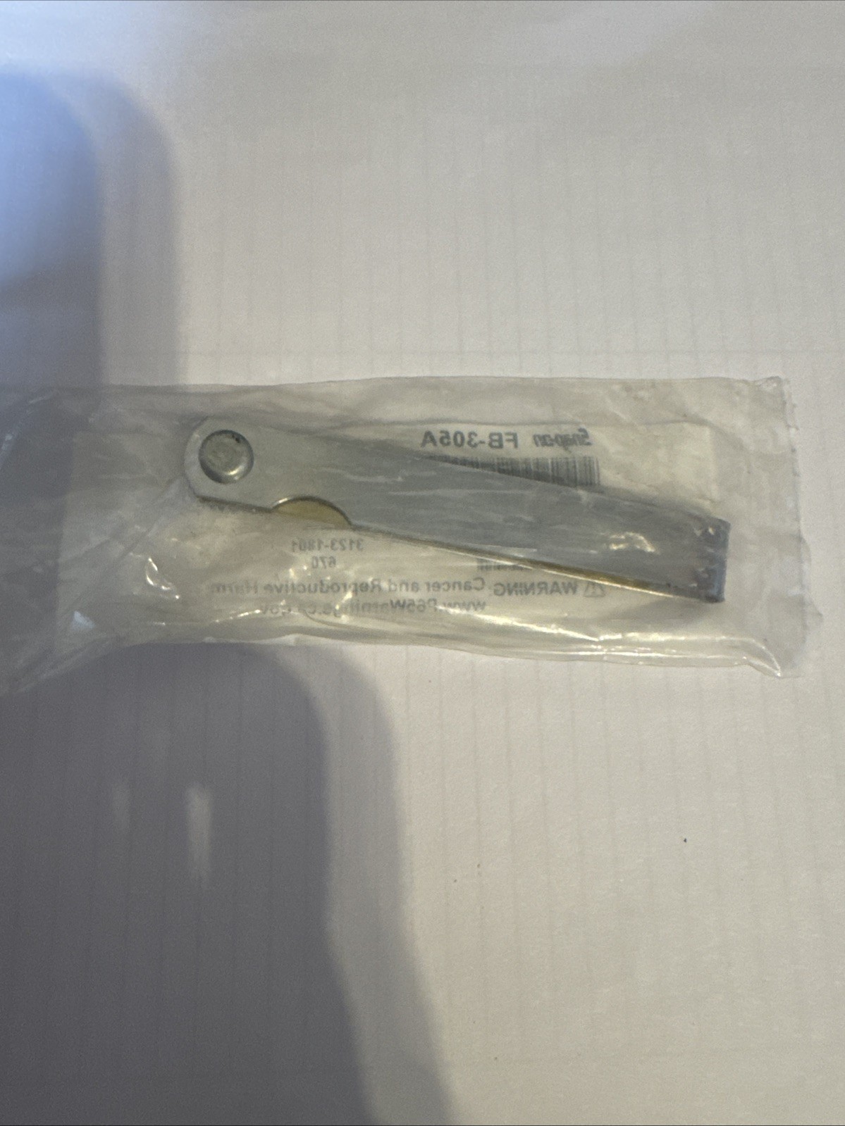 Blue Point 6 Blade Brass Feeler Gauge Non Magnetic Metric And SAE NEW