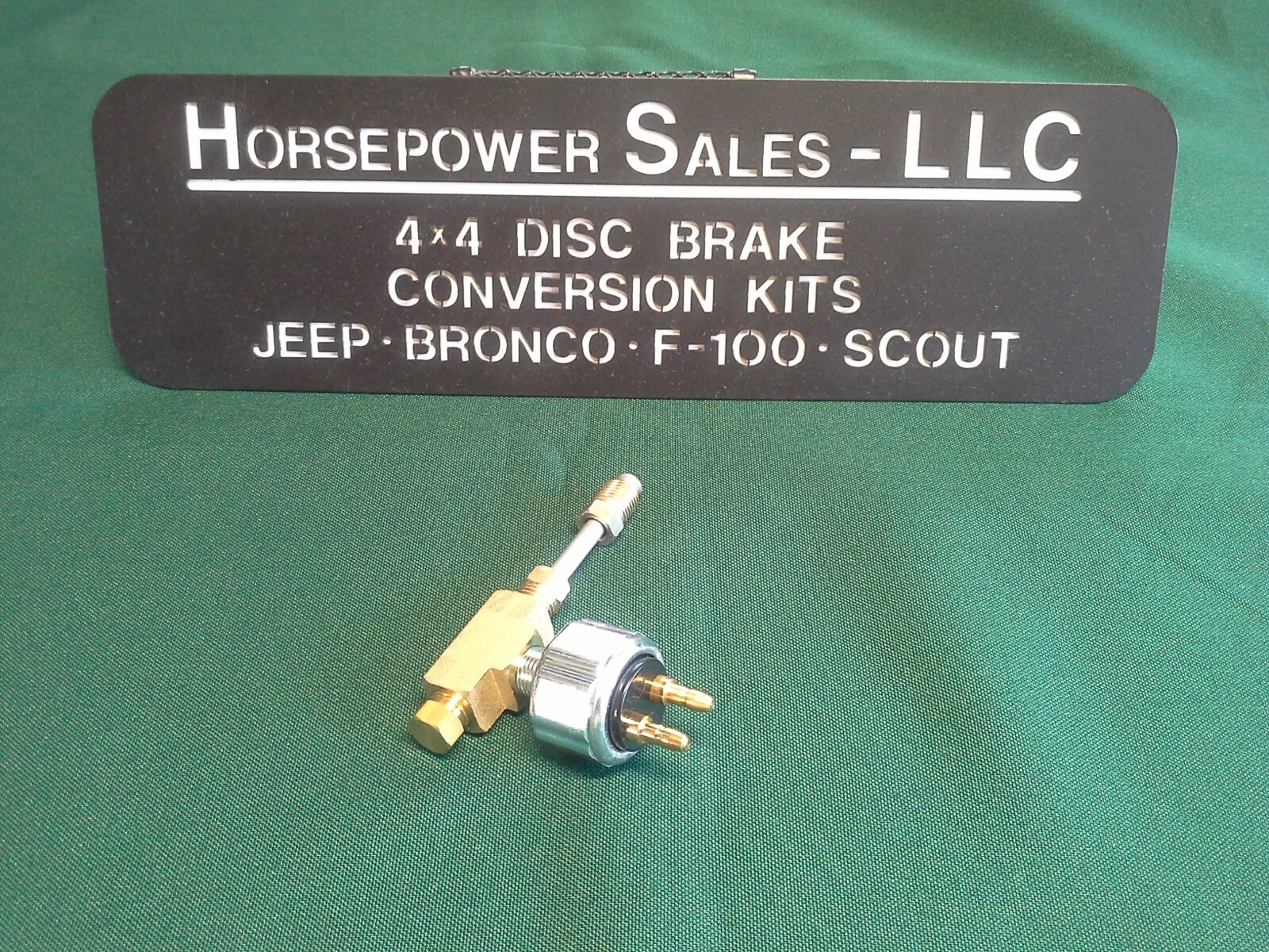 12 Volt Stop Light-Brake Light SWITCH, Pressure SWITCH, Ford+GM+Mopar+Hot Rods