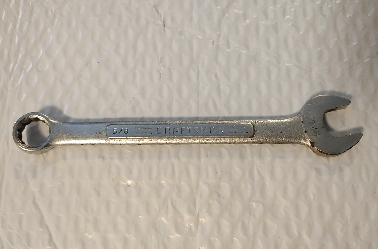 CRAFTSMAN TOOLS USA V, 5/8″ COMBINATION WRENCH, 7.75″ LONG, 12 POINT.