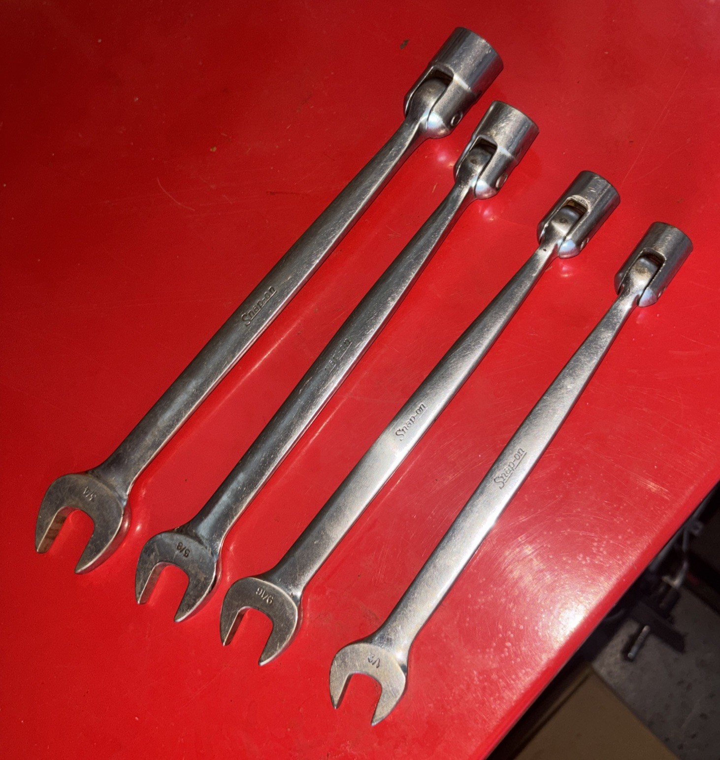 Lot 4 Snap On Tools OH2o OH24 OH18 OH20Alignment Wrenches 3/4 5/8 9/16 1/2