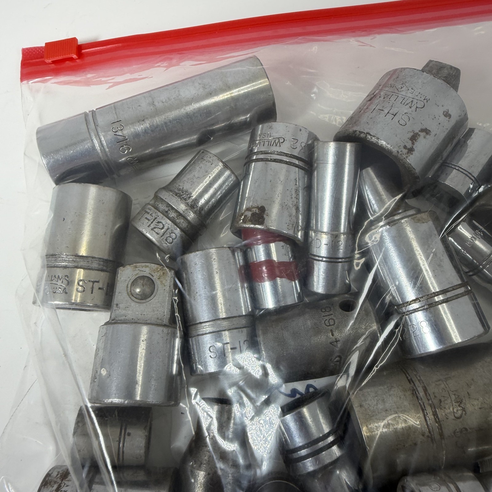 Large Williams Socket Lot Various Sizes 7 Lbs