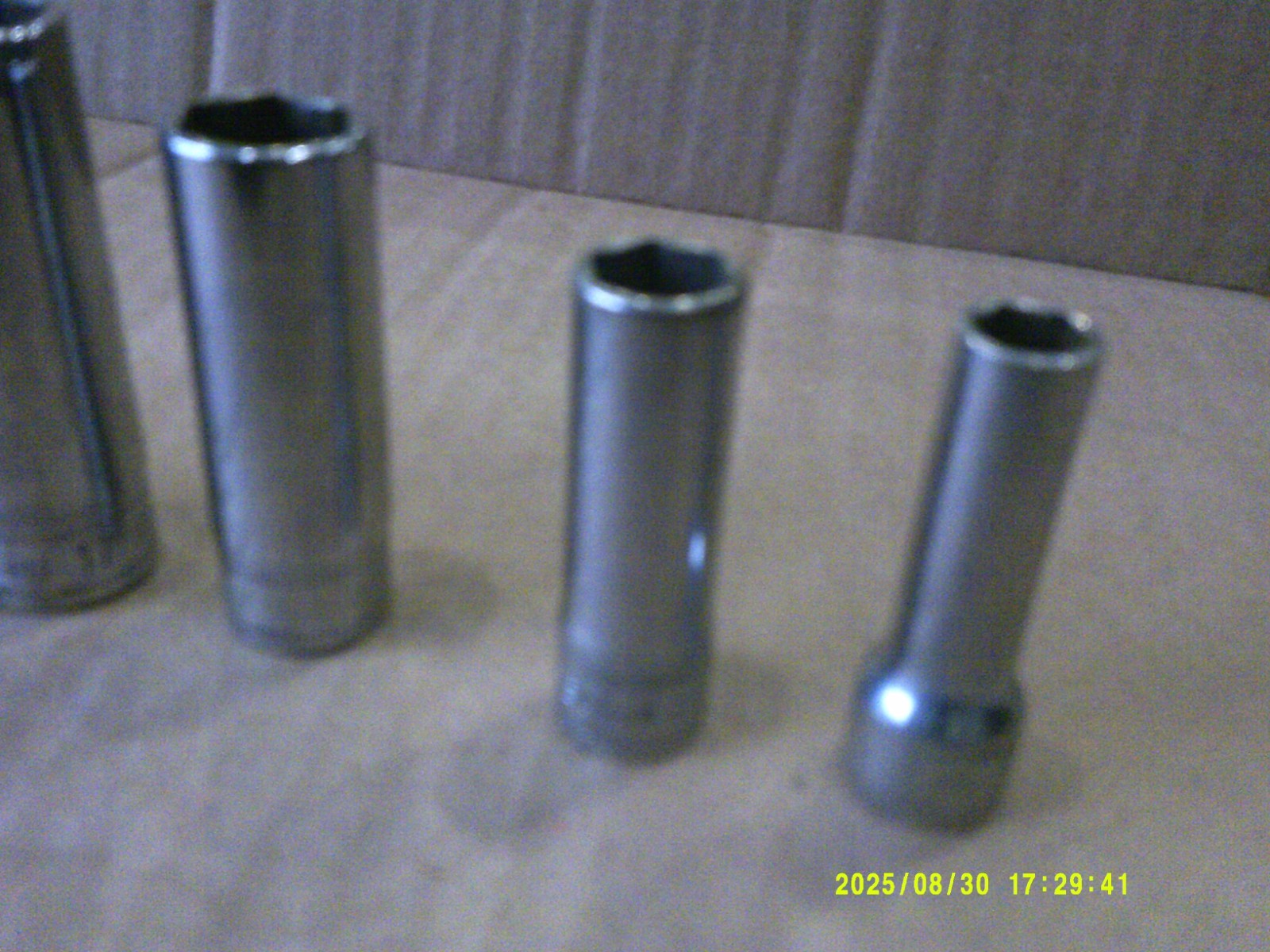 SET OF 6 Snap-On 3/8″ DRIVE 6 pt SOCKETS Metric 19mm 18mm 17mm 15MM 12MM & 9MM