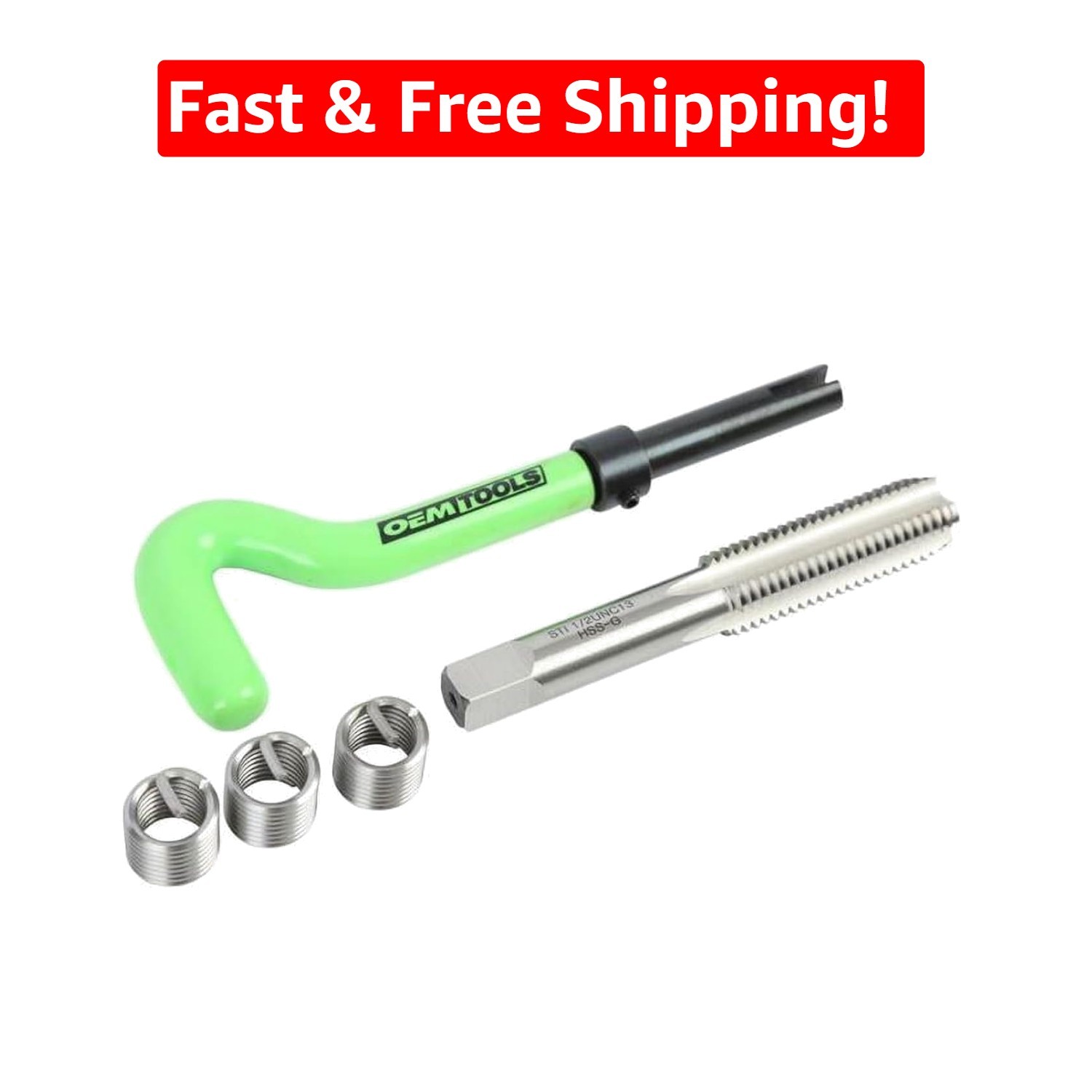Durable Spark Plug Repair Kit – 1/2 Inch with Stainless Steel Inserts Included