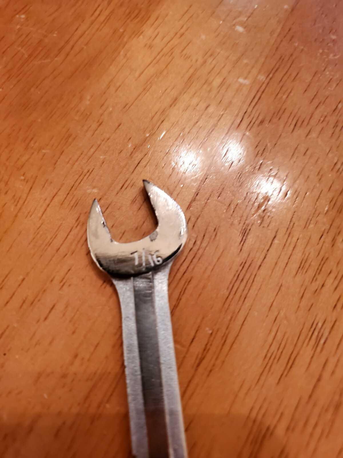 Blue Point Supreme 7/16″-1/2″ SAE Low Torque Slime Line Open End Wrench LTA1416