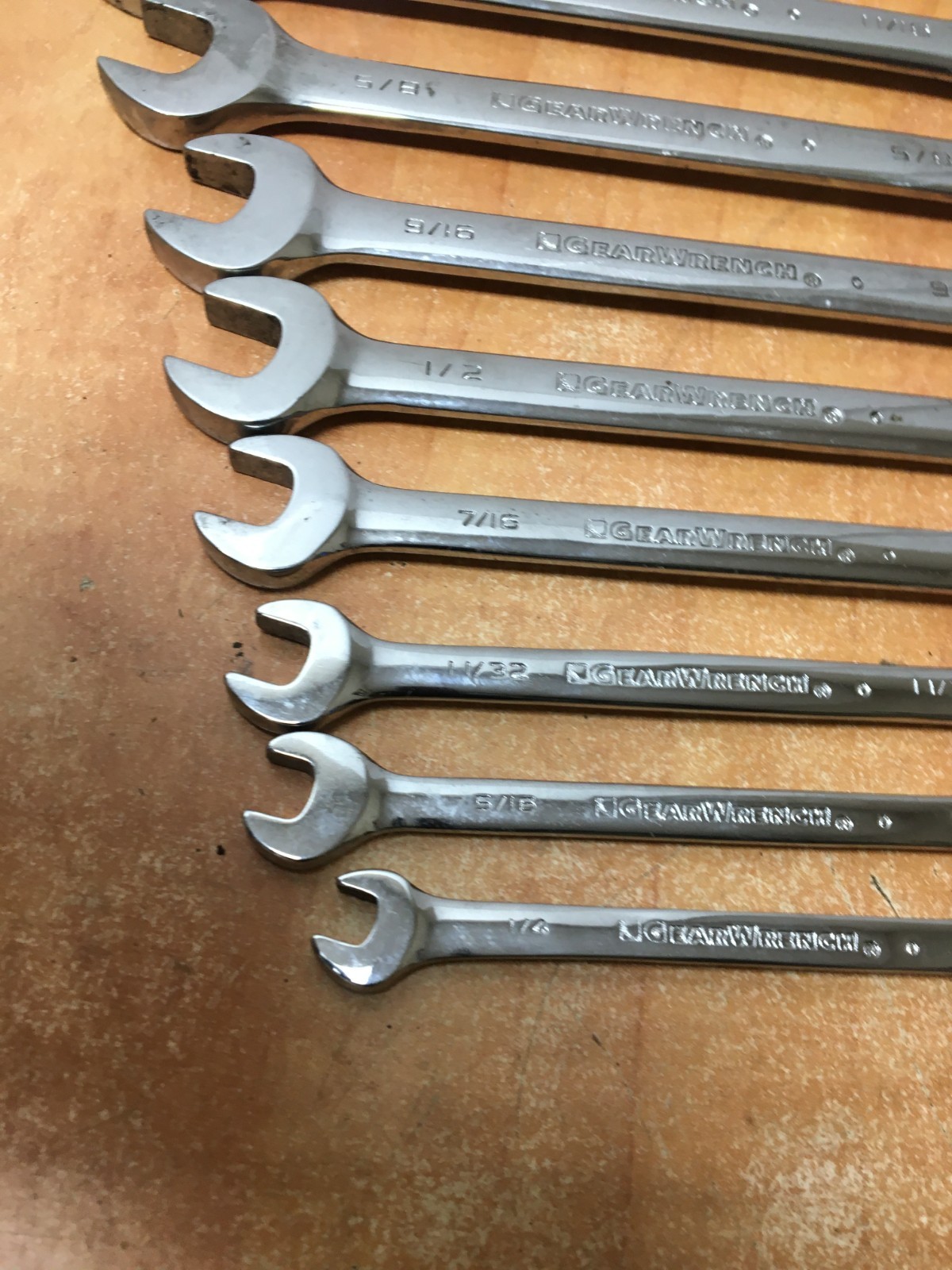Gearwrench 20pc Ratcheting Wrench Set SAE Metric 8mm to 19mm 1/4 to 3/4