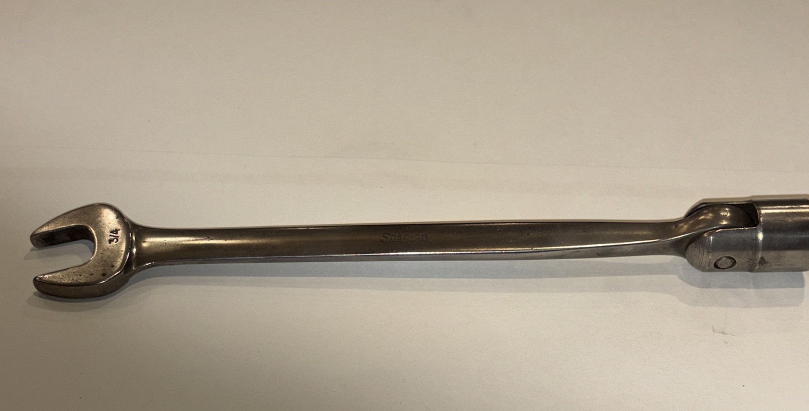 Snap-On Tools 3/4” Flex Socket Open-End Wrench FHO24 12 Point SAE USA