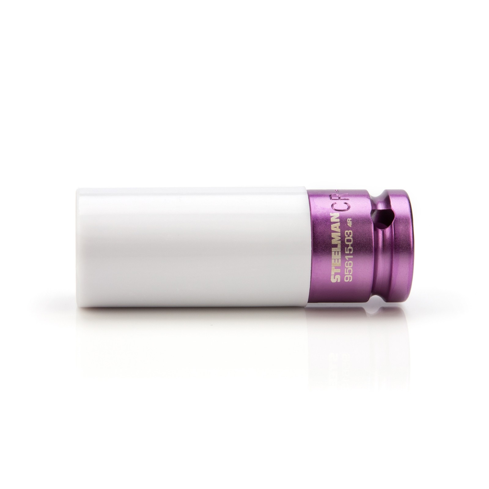 Steelman 1/2in. Drive 13/16in. Nylon Sleeved Impact Socket Purple 95615-03